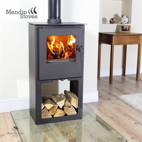 Mendip Loxton 8 SE Logstore Multifuel | Leeds Stove Centre