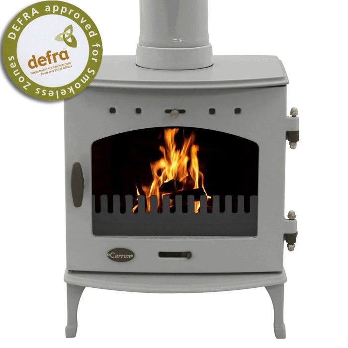 Carron 7.3kW Ash Grey Enamel SE Multifuel | Leeds Stove Centre