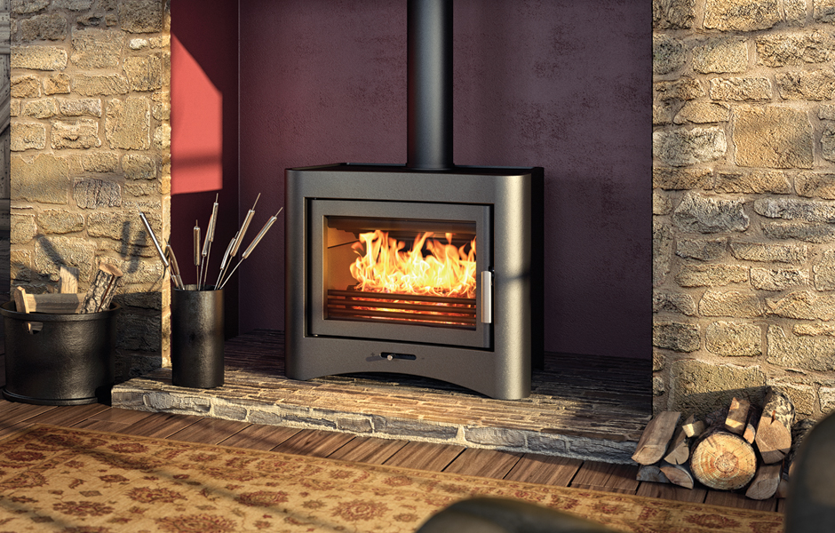 Broseley eVolution 26 Boiler Woodburning Stove | Leeds Stove Centre