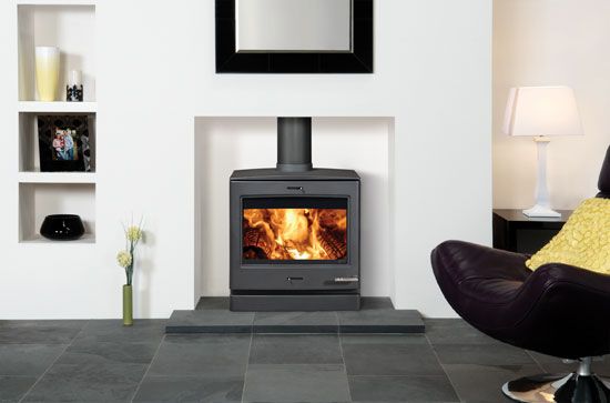 Yeoman CL8HB Multifuel / Woodburning Boiler Stove | Leeds Stove Centre