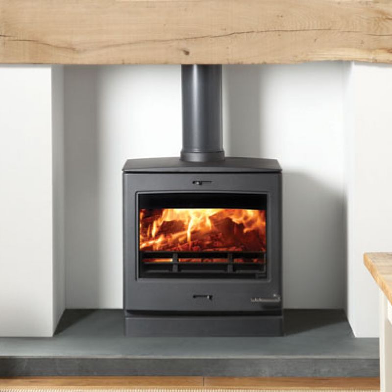 Yeoman CL8HB Multifuel / Woodburning Boiler Stove Leeds Stove Centre