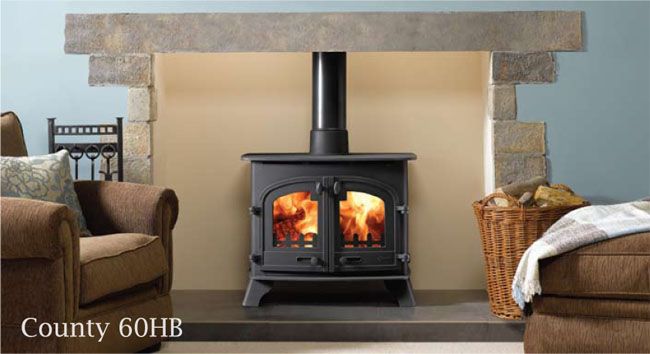 Yeoman County 60HB Multifuel / Woodburning | Leeds Stove Centre