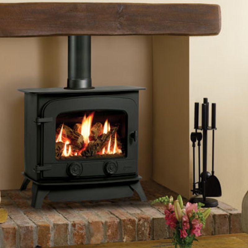 Yeoman Dartmoor Balanced Flue Gas Stove Leeds Stove Centre