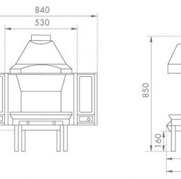 Dovre 1800 Multifuel / Wood Burning Fireplace Stove | Leeds Stove Centre