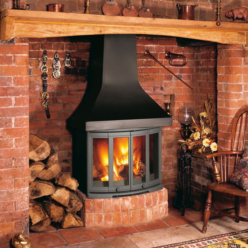  Built In Wood Burning Stove for Living room