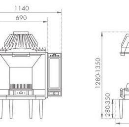 Dovre 2000 Multifuel / Wood Burning Fireplace Stove | Leeds Stove Centre