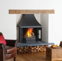 Dovre 2700 Multifuel / Wood Burning Fireplace