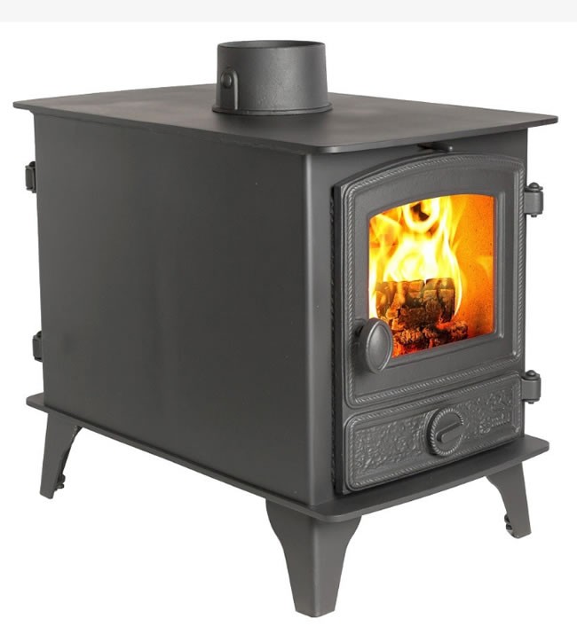 Hunter Hawk 4 Double Sided Multi-Fuel Stove | Leeds Stove Centre