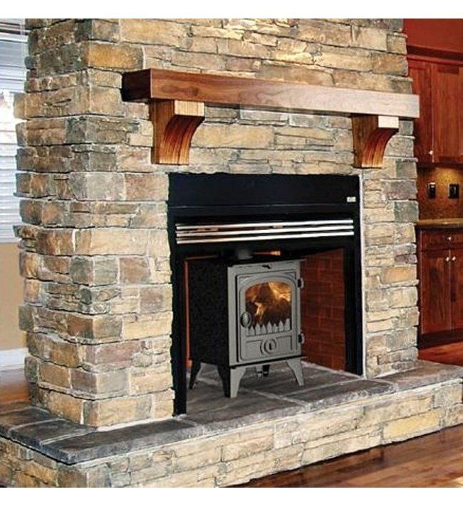 Hunter Hawk 4 Double Sided Multi-Fuel Stove | Leeds Stove Centre