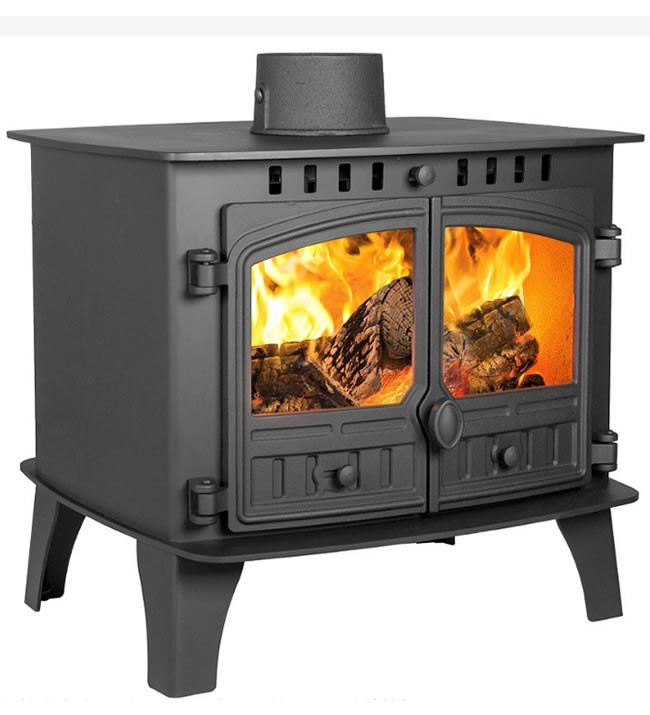 Hunter Herald 14 Double Sided MultiFuel Stove Leeds Stove Centre