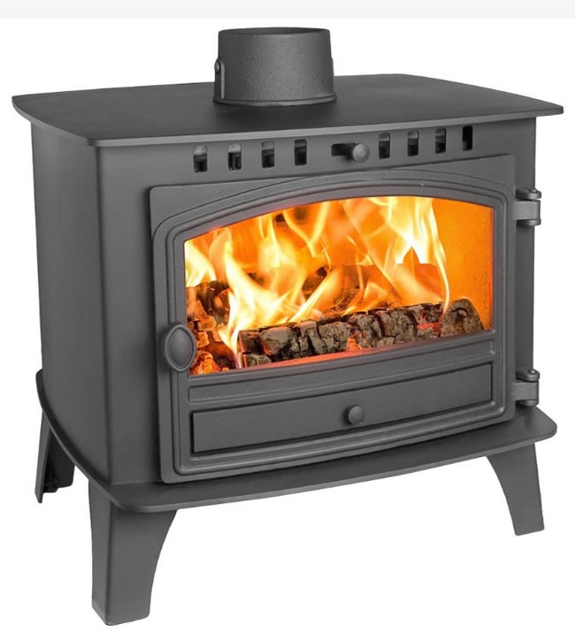 Hunter Herald 14 Double Sided MultiFuel Stove Leeds Stove Centre