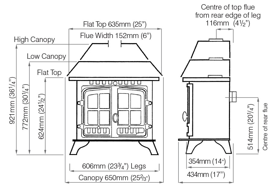 Herald 8 Dimensions