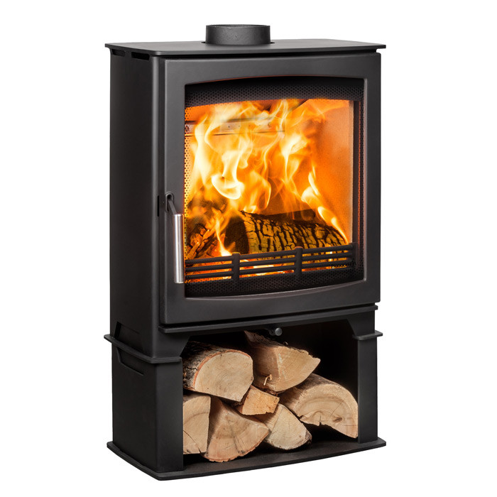 Parkray Aspect 5 Wood Burning Tall Logstore Stove Leeds Stove Centre